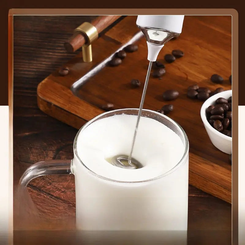 Household Handheld Egg Liquid Frother, Coffee Milk Frother, Electric Milk Mixer, Cream Whipper {{Product vendor}}