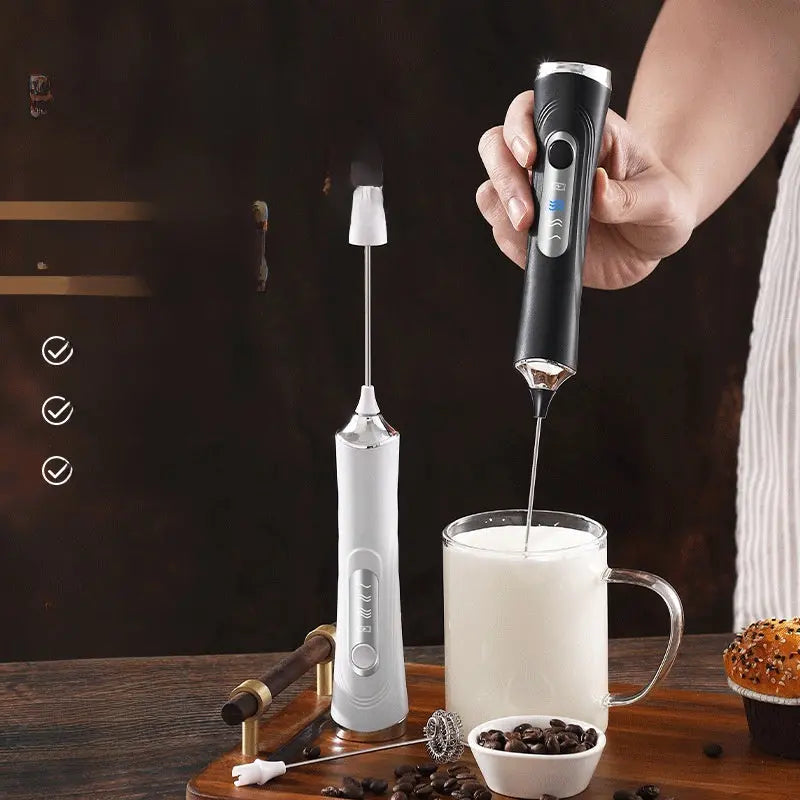 Household Handheld Egg Liquid Frother, Coffee Milk Frother, Electric Milk Mixer, Cream Whipper {{Product vendor}}